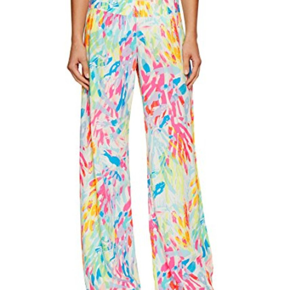 Lilly Pulitzer Bal Harbour sparkling sands palazzo pants XS